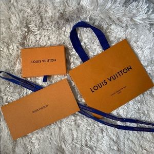 LV Shopping Bag, Envelope, Box, Ribbon